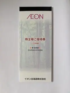【最新・匿名配送】10,000円分　イオン北海道株主優待券　2022年6月30日 ☆匿名配送☆イオン北海道 株主優待券 10,000円分 2027.06.30 - メルカリ