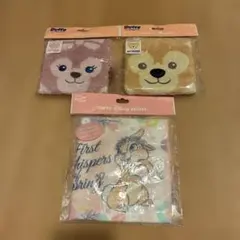 ディズニーダッフィー・シェリーメイ・サンパー&ミスバニーハンドタオル3枚セット