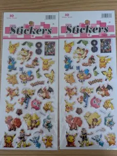 ポケモン ステッカー 2シートセット