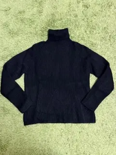 Calvin Klein Jeans タートルネック リブニット ブラックのサムネイル