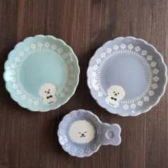 ビションフリーゼ小皿 3枚セットのサムネイル