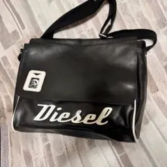★DIESEL ショルダーバッグ レザー メッセンジャー ヴィンテージ