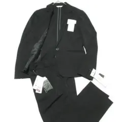 新品 purelast スーツ セットアップ 11号 ブラック/ストライプ