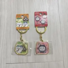 【当日発送】ハチワレ ご当地キーホルダー2個セット