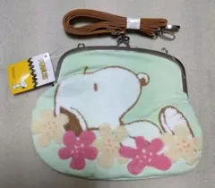 スヌーピー　SNOOPY　ショルダーバッグ　さがら刺繡　新品タグ付き