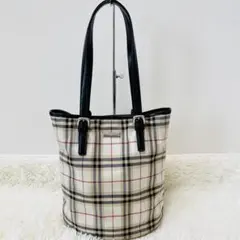 専用　バーバリーブルーレーベル　ハンドバッグ ノバチェック　　バケツ型