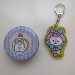 BT21 Petit Can 缶ケース ＆ キーホルダー セット MANGのサムネイル