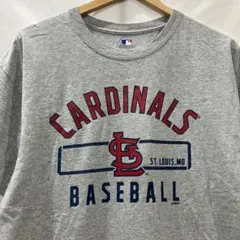 MLBカージナルス チームロゴ半袖Tシャツ グレー メジャーリーグ　古着スポーツのサムネイル
