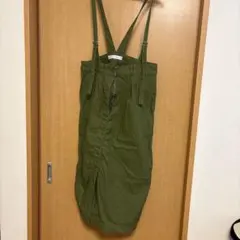 ANTGAUGE オリーブグリーン タイトジャンパースカート