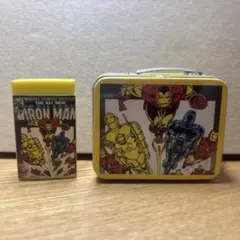 アイアンマン ミニ缶ケース 消しゴム セット