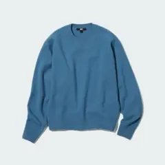 【美品】UNIQLO プレミアムラムクルーネックセーター　XL
