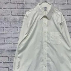 ブルックスブラザーズ長袖シャツ！ホワイトL 0317