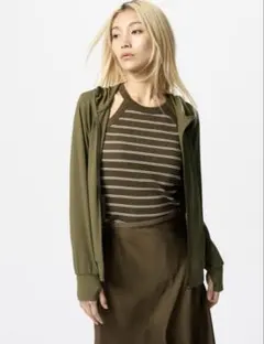 UNIQLOエアリズムUVカットフルジップパーカー