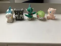 ポケモン モンコレ 指人形 パチリス トリデプス エルレイド シェイミ ミュウ