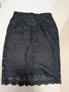 UNIQLO ブラック レース タイトスカート M