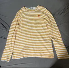 PLAY COMME des GARCONS ボーダー 長袖カットソー L
