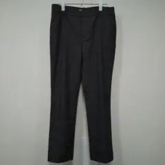 ZARA レディース スラックス S相当 ダークグレーチェック パンツ