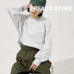 FREAK'S STORE シンプル 長袖 カットソー ロングTシャツ