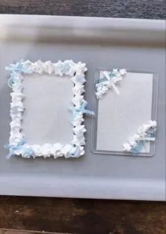 ホイップデコ 青 ブルー ホワイト セット B8サイズ