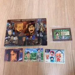 進撃の巨人 クリアファイルとカードとシールセット