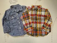 ベビーギャップ　babyGap　ラルフローレン　長袖シャツ　90