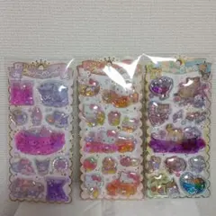 サンリオキラキラウォーターイン シール 3枚セット