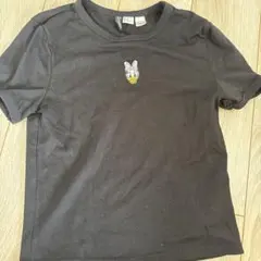 Disney デイジーダック Tシャツ 黒