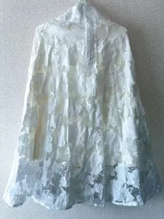 MAJESTICLEGON バックレースアップ 花柄スカート