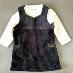 べべ　コムサ　フォーマル　ワンピース　セット　日本製　黒　白　90