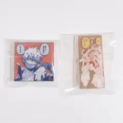 ヒロアカ 原画展 荼毘 エンデヴァー 名言アクリルバッジコレクション