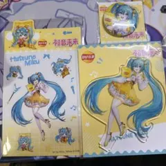 初音ミク lay's レイズ コラボ 中国限定　缶バッジ　アクリルスタンド