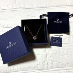 母の日に❤️[スワロフスキー] SWAROVSKI ローズゴールド ネックレス