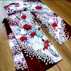 可憐な逸品&極美品【成人式 正絹 和装小物 着物 振袖 留袖 和装 黒留袖