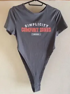 SHEIN グレー ボディスーツ