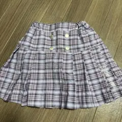 シスタージェニー　チェック柄プリーツスコート 130cm