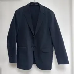 UNIQLOネイビー テーラードジャケット & スラックス セット