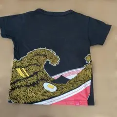 ojico ラーメン柄 Tシャツ ブラック 4Aのサムネイル