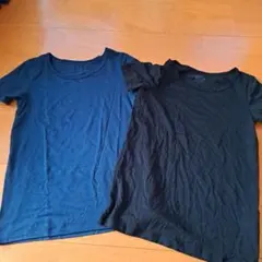 HEATTECH 半袖Tシャツ 130サイズ 2枚セット ネイビー ブラック