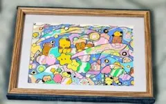 京都嵯峨野 佐分利 正作 【 七宝陶額 魚 】 木枠額装品 - メルカリ
