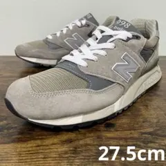 ニューバランス　Made in USA 998 Core　27.5㎝　グレー