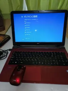 a*a様 NEC ノートPC レッド 日本語キーボードのサムネイル