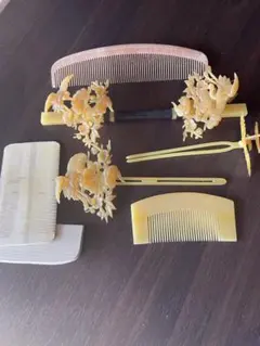 和装小物 髪飾り かんざし 櫛 セット