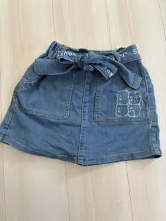 すみっこぐらし　デニムスカート　130センチ