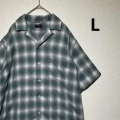 【 美品 】 BACK NUMBER オンブレチェックシャツ 古着 半袖シャツ
