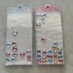 3Dエンボスキャラクターシール2シートセット