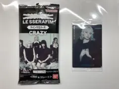LE SSERAFIM ツインウエハース CRAZY CHAEWONシール1枚