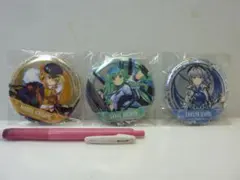 東方ロストワード メタル缶バッジ 魔理沙 早苗 咲夜 3個セット メ-41