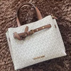 MICHAEL KORS ハンドバッグ ベージュ/ブラウン