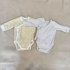 ユニクロ　長袖ボディ肌着　60サイズ2枚セット