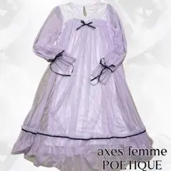 アクシーズファムポエティック♡チュールレースワンピース♡妖精魔法少女♡極美品♡♡